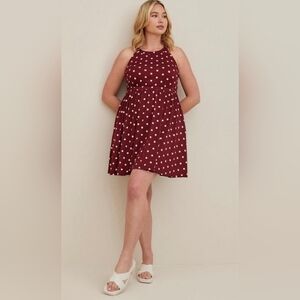 NWT Torrid Mini Studio Knit Halter Dress Size 0X